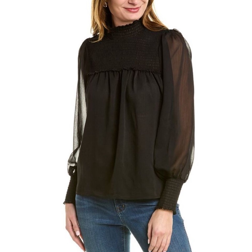 ⭐️NEW⭐️LAUNDRY Elegant Black Top •Size Small
